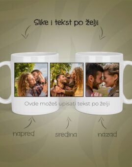 Kolaž slike i tekst personalizovana solja