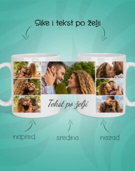 Kolaž slika i tekst personalizovana solja