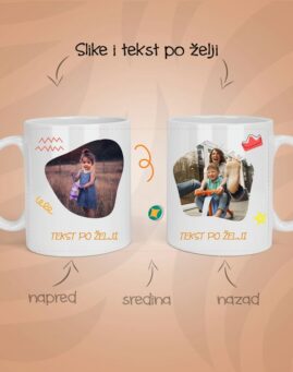 Oblici slike i tekst personalizovana solja