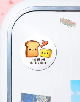 Better half! Magnet za frizider