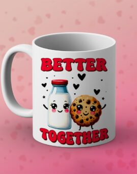 Better together like cookie and milk Šolja