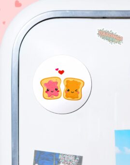 Butter and jam couple Magnet za frizider