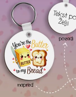 Butter to my Bread Privezak lesonit dan zaljubljenih