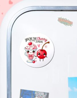 Cherry to my Sunday Magnet za frizider
