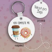 Coffee Donut Privezak lesonit dan zaljubljenih
