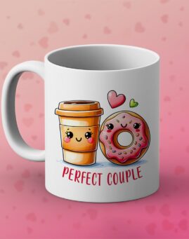 Coffee and donut Šolja