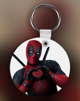 Deadpool heart Privezak za ključeve