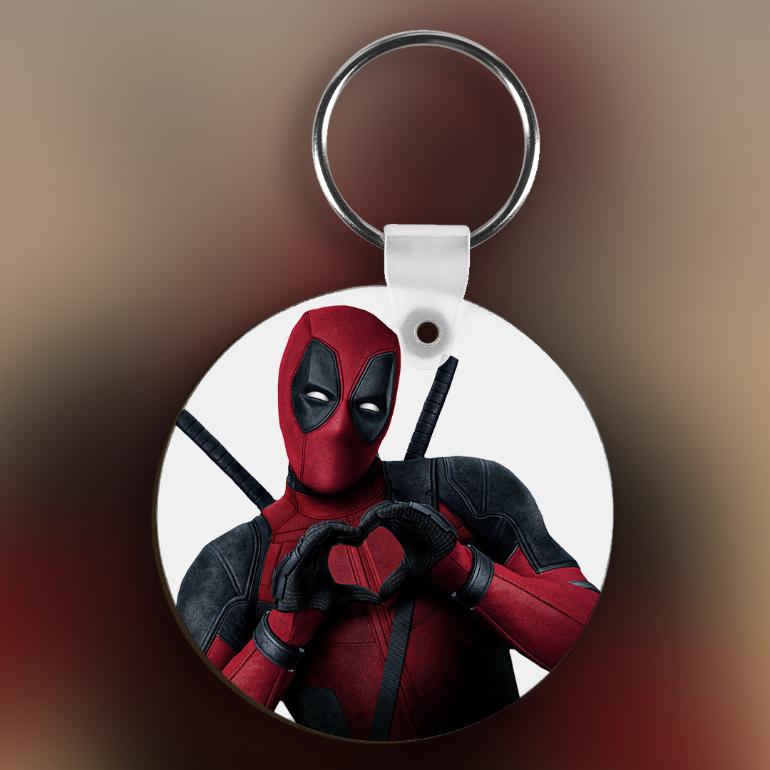 Deadpool heart Privezak za ključeve Deadpool heart Privezak za ključeve