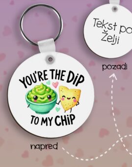 Dip to my Chip Privezak lesonit dan zaljubljenih