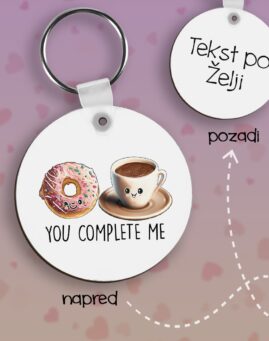 Donut Coffee Privezak lesonit dan zaljubljenih
