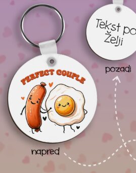 Doručak par Privezak lesonit dan zaljubljenih