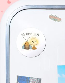 Fly and Lamp Magnet za frizider