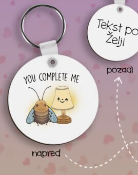 Fly and Lamp Privezak lesonit dan zaljubljenih