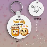 Honey to my Biscuit Privezak lesonit dan zaljubljenih