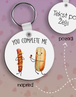 Hot Dog Privezak lesonit dan zaljubljenih