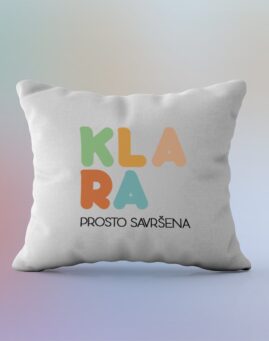 Ime personalizovan jastuk sa slikama i tekstom