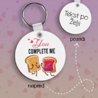 Jam and Toast Privezak lesonit dan zaljubljenih