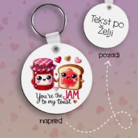 Jam to my Toast Privezak lesonit dan zaljubljenih