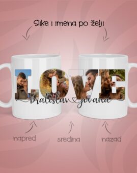 Love solja sa slikama po zelji personalizovana šolja sa slikom i tekstom