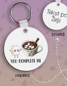 Marshmallow Privezak lesonit dan zaljubljenih