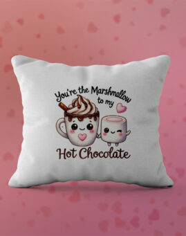 Marshmallow to my Hot Chocolate Jastuk