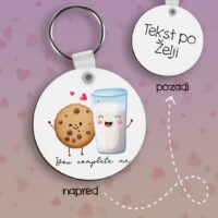 Milk and Cookie Privezak lesonit dan zaljubljenih