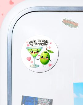 Olive to my Martini Magnet za frizider