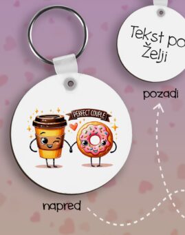 Perfect couple coffee Privezak lesonit dan zaljubljenih