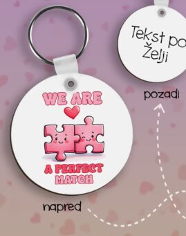 Puzzle perfect match Privezak lesonit dan zaljubljenih