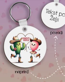 Savršeno nesavršen par Privezak lesonit dan zaljubljenih