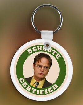Schrute Certified Privezak za ključeve