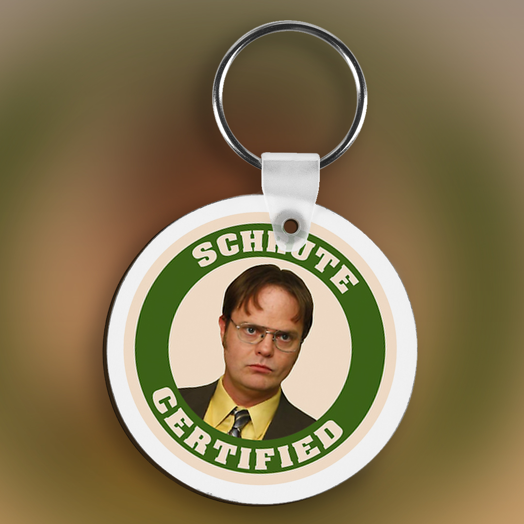 Schrute Certified Privezak za ključeve Schrute Certified Privezak za ključeve