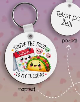 Taco to my Tuesday Privezak lesonit dan zaljubljenih