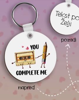 Tape and Pen Privezak lesonit dan zaljubljenih