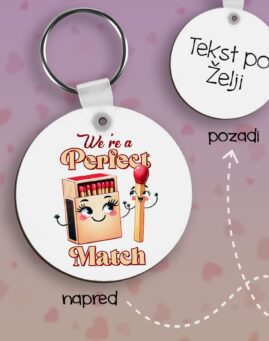 Truly perfect macth! Privezak lesonit dan zaljubljenih