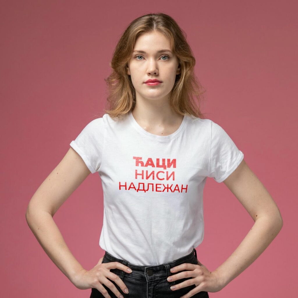 Caci nisi nadlezan majica za proteste