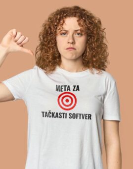 Tackasti Softver majica za proteste