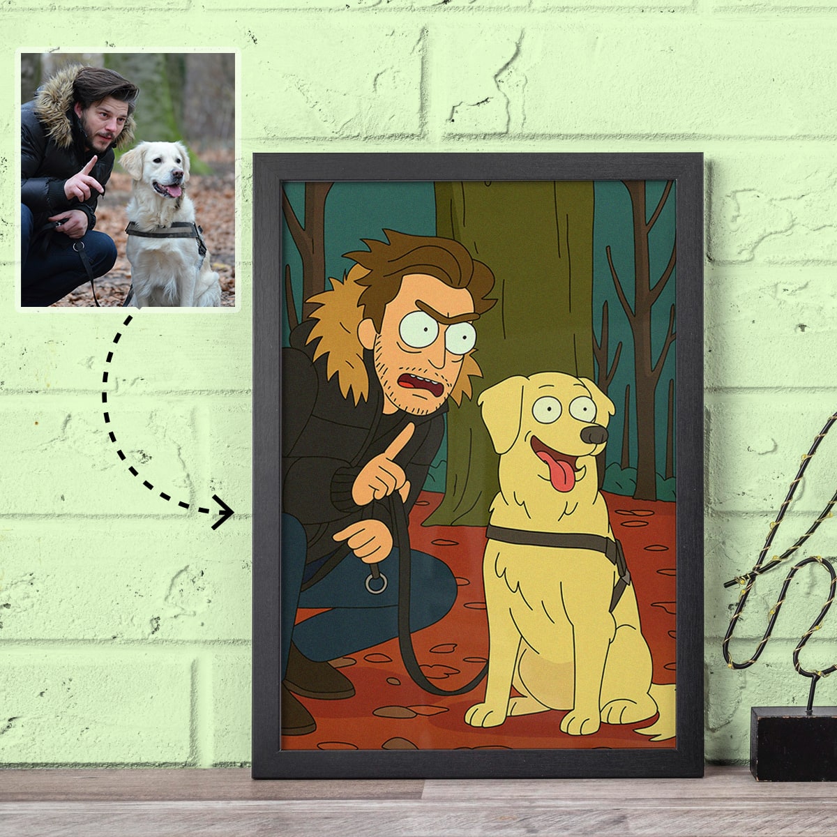 Rick and Morty-personalizovani-poster Tvoj Rick and Morty Postetr - Slika 1