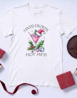 Santa Hot Mess Majica