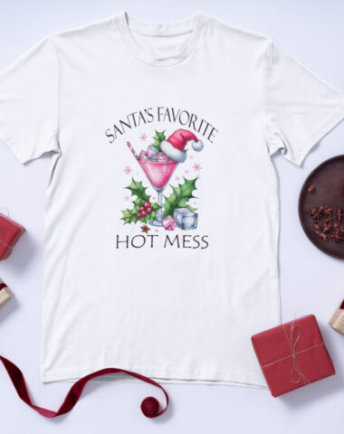 Santa Hot Mess Majica
